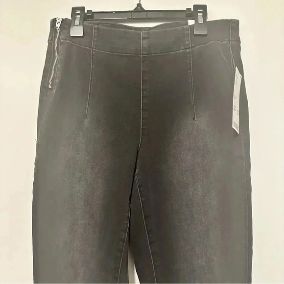 NWT Urban Outfitters BDG black high rise skinny jeans denim side zip size 28 - Picture 1 of 12